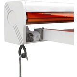 vidaXL Zložljiva tenda oranžna in rjava 3,5x2,5 m blago in aluminij | Shoptok.si