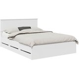  Krevetna konstrukcija Bijelo 140 x 190 cm Inženjersko Drvo | shoptok.hr