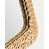 Kave Home Stensko ogledalo z okvirjem iz ratana 58x79 cm Zilna – | Shoptok.si