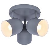 Candellux Lighting Svijetlo plava stropna svjetiljka s metalnim sjenilom 32x32 cm Azuro – | shoptok.hr