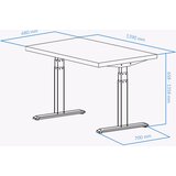 Uvi Desk okvir crni i ploča Sonoma | shoptok.hr