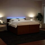  Krevet s oprugama i madracem ružičasti 200x200 cm baršunasti | shoptok.hr