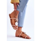 Boto Embellished Suede Slippers Nude Victoria | shoptok.hr