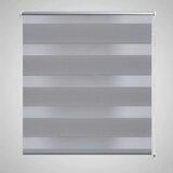 vidaXL Črtasti Zebra Rolo / Senčilo velikost 100 x 175 cm Siva barva | Shoptok.si