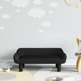 vidaXL Dječja fotelja crna 70x40x24 cm bar&scaron;unasta cijene