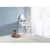 Landscape kozmetična miza steklo, leseni material | Shoptok.si