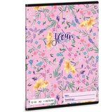 Ars Una fleur cvjetna bilježnica s crtama za 3. razred A/5 | shoptok.hr