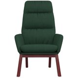  Stolica za opuštanje od tkanine tamnozelena | shoptok.hr
