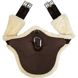 Kentucky Horsewear Anatomski podsedelni pas z umetnim krznom, rjav - 130 cm | Shoptok.si