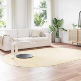  Čupavi tepih s visokim vlaknima krem 300x200 cm poliester | shoptok.hr