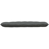  Jastuk za leđa Tamno siva 160 x 19 x 50 cm tkanina | shoptok.hr