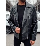 DStreet Kurtka męska skórzana ramoneska czarna | ePonuda.com