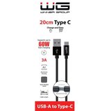 Winner Group - USB kabl USB-C / USB-A 60W 20cm crni | Eponuda.com