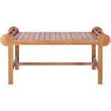 Maison Chic Klubska mizica - kavna mizica - Nizka mizica 100x50x45 cm trdna tikovina, (21753993) Cene