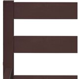  Posteljni okvir temno rjav iz trdne borovine 120x200 cm, (20647382) | Shoptok.si