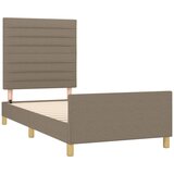  Okvir za krevet bez madraca smeđesivi 80x200cm od tkanine | shoptok.hr
