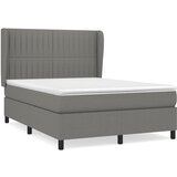  The Living Store Box spring postelja z vzmetnico temno siva 140x200 cm blago - Box Spring Postelja, (21444348) | Shoptok.si