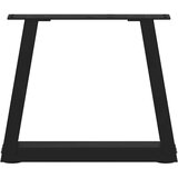  Noge za klub stolić V-oblika 2 kom Crne 40 x (30-31,3) cm Čelik | shoptok.hr