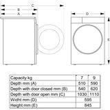 Gorenje D2HNE7D/AT Slim sušilni stroj za perilo s toplotno črpalko 7 kg 20017749 | Shoptok.si