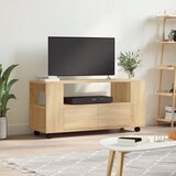 vidaXL TV ormarić boja hrasta sonome 102x34,5x43 cm konstruirano drvo | shoptok.hr