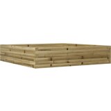  Vrtno cvetlično korito 110x110x23 cm impregnirana borovina | Shoptok.si