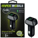 Max Mobile AUTO PUNJAČ DUO SC-191 QC3.0 5.4A | shoptok.hr