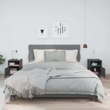  Noćni ormarići 2 kom sivi 40 x 34 x 55 cm od masivne borovine | shoptok.hr
