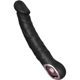 Funny Me - Vodoodporni vibrator z želodom za polnjenje (črn) | Shoptok.si