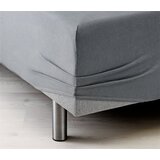 Čaršav Jette žersej 90x200x35 siva KR ( 1629142 )