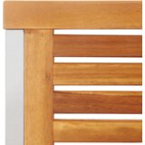  Set za blagovanje od 3 dijela od čvrstog bagremovog drveta | shoptok.hr