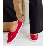 Gemre Red slip-on sneakers eco leather Knudsen | Shoptok.si