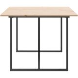  Blagovaonski stol O-oblika 200x100x75 cm od borovine i željeza | shoptok.hr