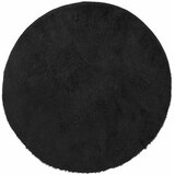  Čupavi tepih s visokim vlaknima NAVARRA crni 100x100 cm | shoptok.hr