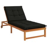  Jastučić za ležaljku GEMERT 100% poliester Crna 190 x 80 x 9 cm - Crna 190 x 80 x 9 cm Melange Cijene