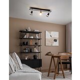 Eglo sarria reflektor/3, led, gu10, 3x5w, 3x400lm, krom/crna | shoptok.hr