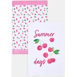 Sinsay Set kuhinjskih krpa s motivom trešanja 2 pack | shoptok.hr