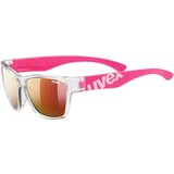 Uvex sportstyle 508 Clear / Pink S3 ONE SIZE (48) Kristalna/Rdeča Cene