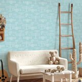  Tapeta - Sketch - Outline of an airplane in white on a turquoise background. 50x1000 Standard | shoptok.hr