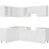 vidaXL 11-dijelni set kuhinjskih ormarića bijeli od iverice | shoptok.hr