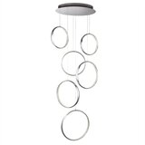 Searchlight Rings Vgrajena LED stropna viseča svetilka v kromu, (22101216) | Shoptok.si