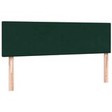 Box Spring krevet s madracem tamno zeleni 160x220 cm baršun - Tamnozelena 160 x 220 cm Gladak dizajn | shoptok.hr