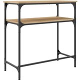  Konzolni stol boja hrasta 75 x 35 5 x 75 cm konstruirano drvo | shoptok.hr