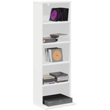 Cd ormar Bijela 33 x 23,5 x 97,5 cm Konstruirano drvo | shoptok.hr