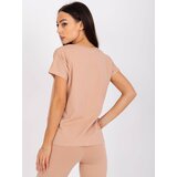 BASIC Feel Good T-shirt-AP-TS-A-004-camel | Shoptok.si