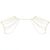 Bijoux Indiscrets ogrlica za ramena Magnifique, zlatna