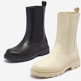 Resti Beige women's high boots with flat heel Vedesa | ePonuda.com