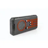Solarni Powerbank, kapacitet 33800 mAh, crveni