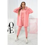 Kesi 3-piece set of sweatshirt, top and leggings apricot | shoptok.hr