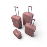 Prolinetech Premium set putničkih kofera 4/1 &amp;ndash; Rose Gold Slike