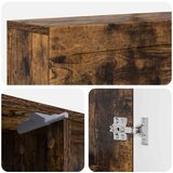  Okvir za kamin Dimljeni hrast 102 x 18 x 100,5 cm | shoptok.hr